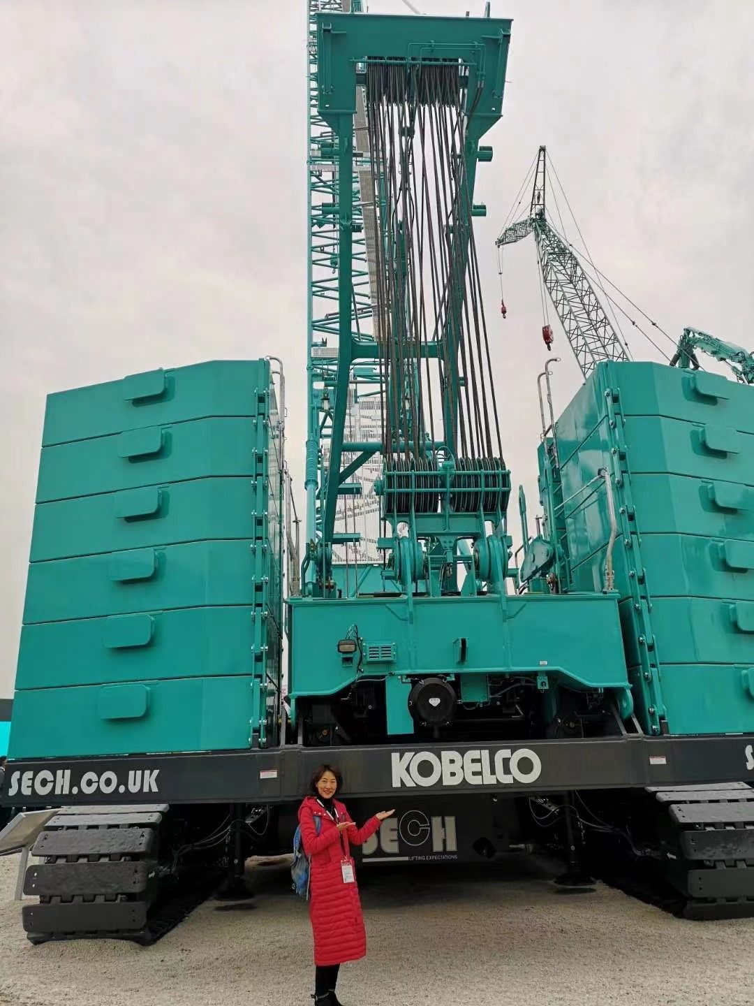 bauma Munich 2019, Germany — Kobelco iron on the show ground