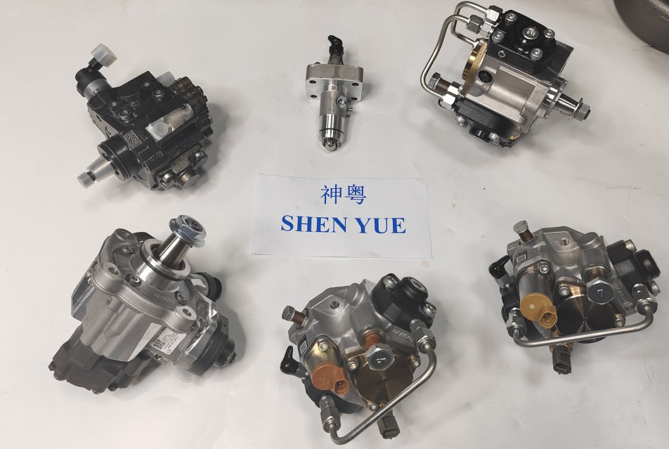 Diesel fuel-system components ready for packing